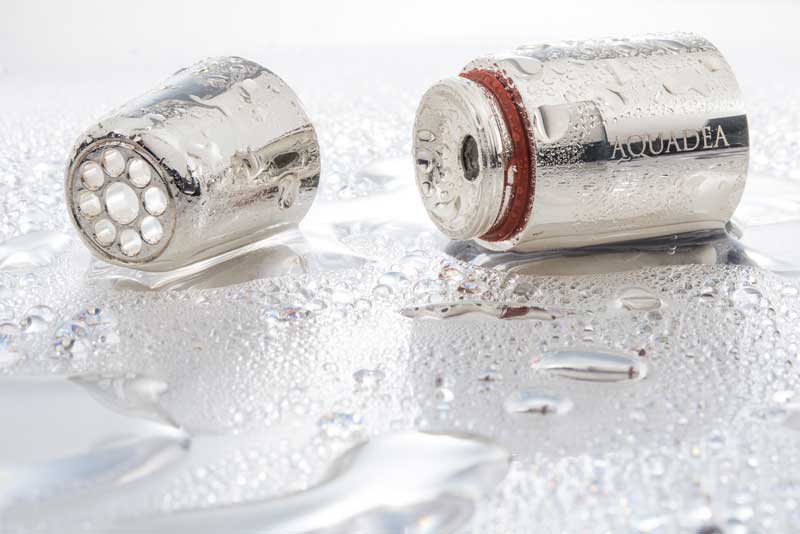 Aquadea ToneOne Basic | Titan-Silber | KRISTALLWIRBEL® Wasserwirbler