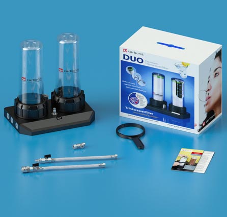 Carbonit Duo-HPP | Parallel | Untertischfilter