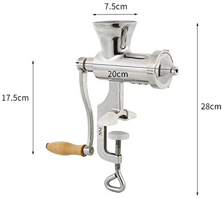 Manuelle Edelstahl Saftpresse | GP-ES1 | BL30 | Weizengras, Gemüse, Ingwer etc.