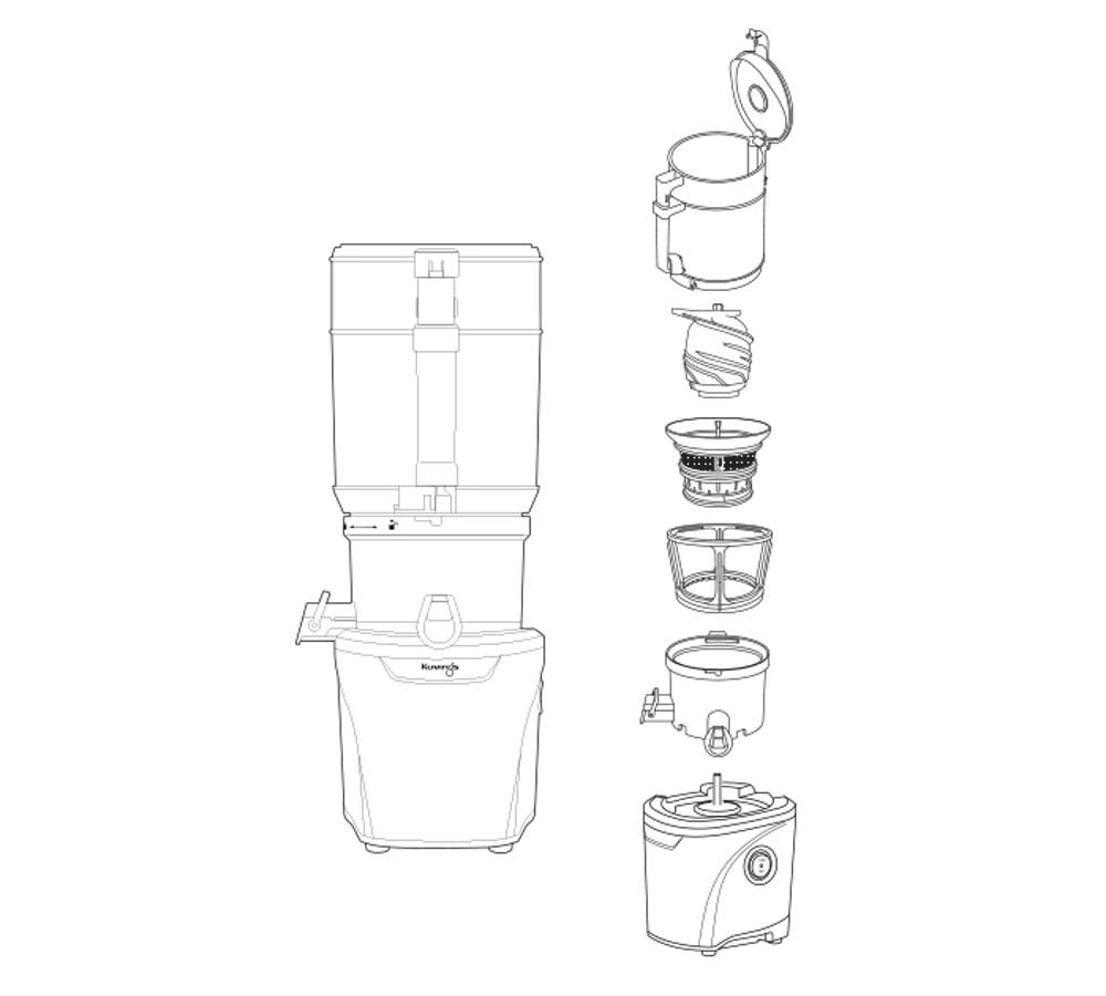 Kuvings AUTO10S Plus Hands-Free Slow Juicer