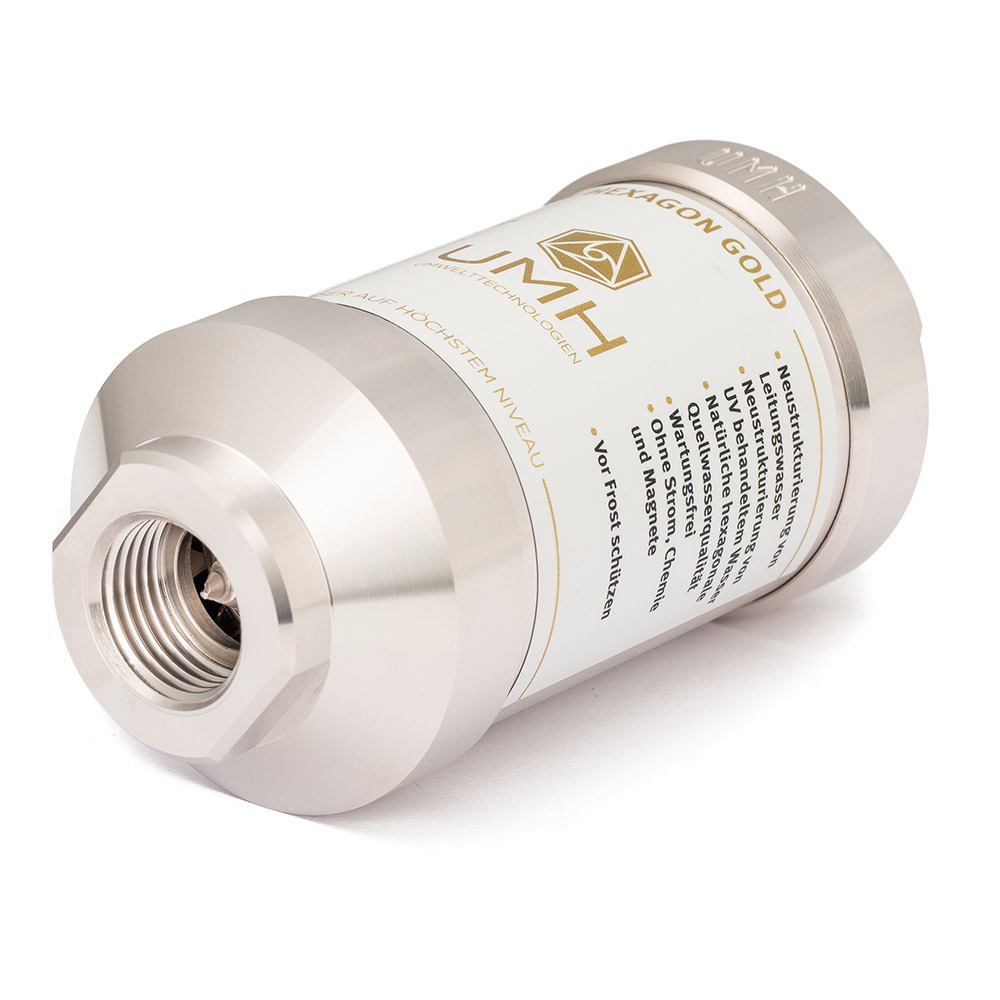 UMH Hexagon Rhodium inkl. UV | speziell für Osmose- und Filtersysteme