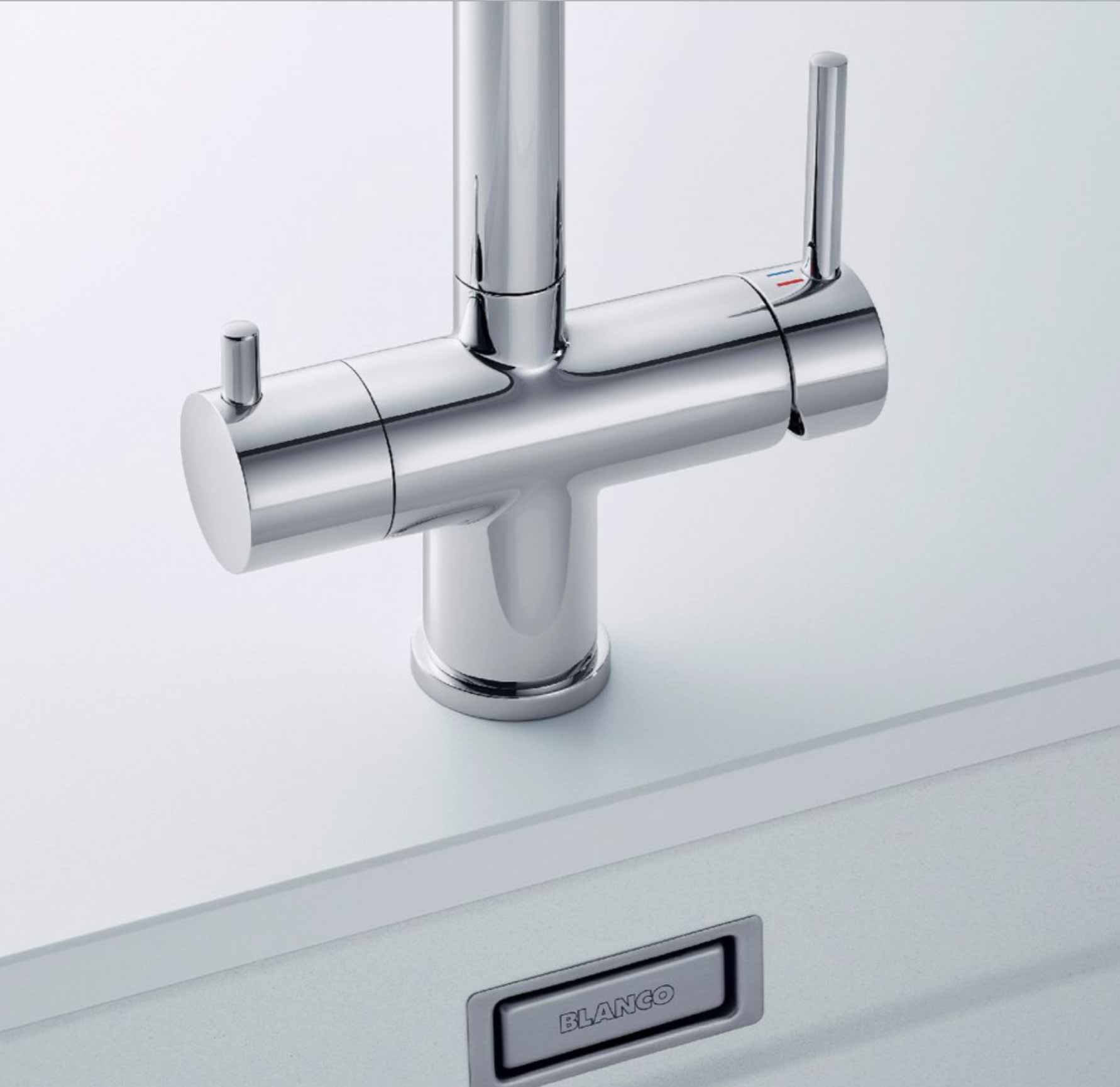 Wasserhahn 3in1 | BLANCO Fontas II mit Brause (ausziehbar)