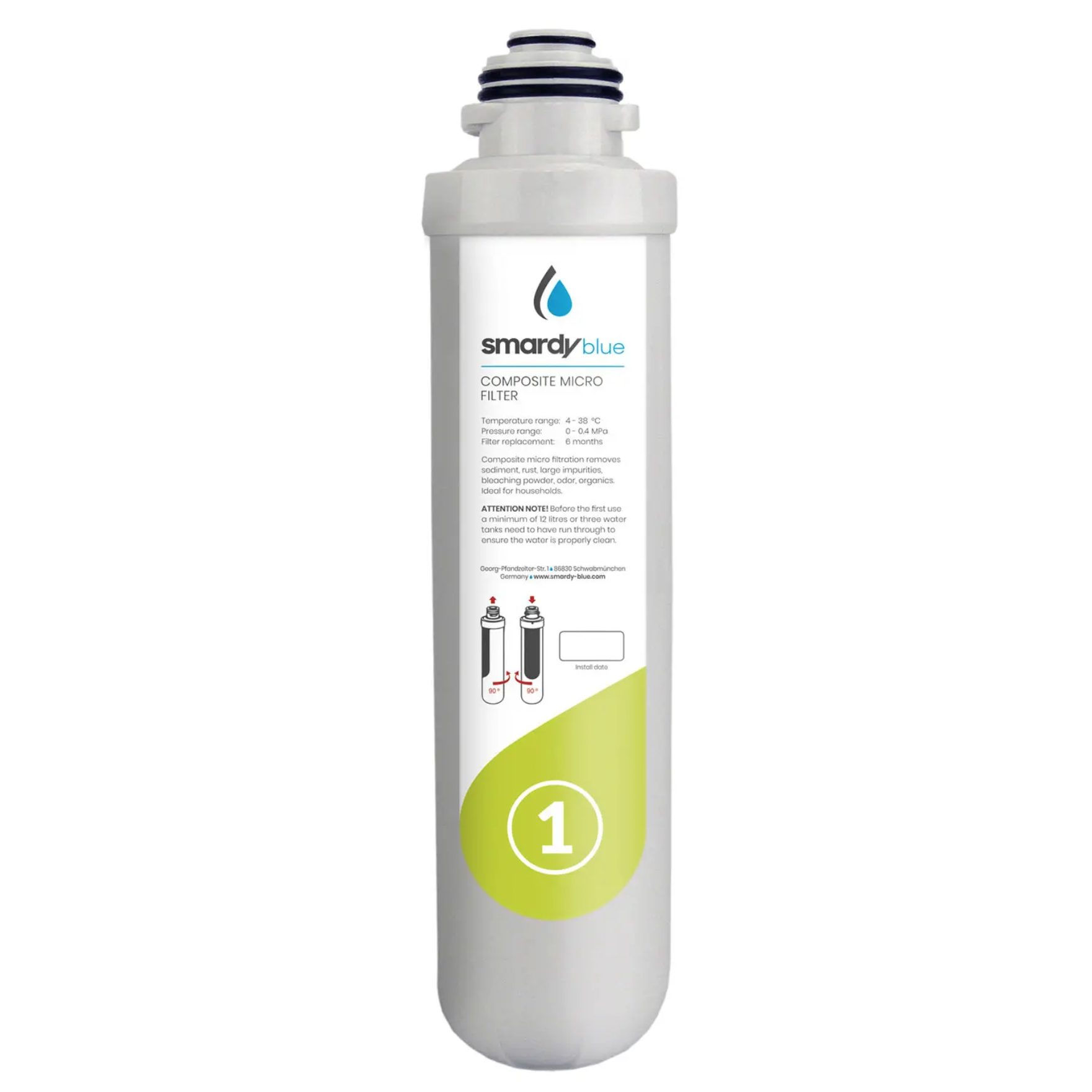 SmardyBlue 3in1 Ersatzfilter-Set für miran™, xiva™, noura™ & zagora™