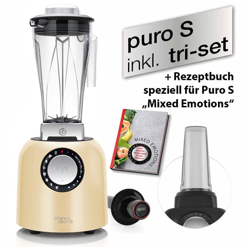 Bianco Puro S Hochleistungsmixer inkl. Tri-Set