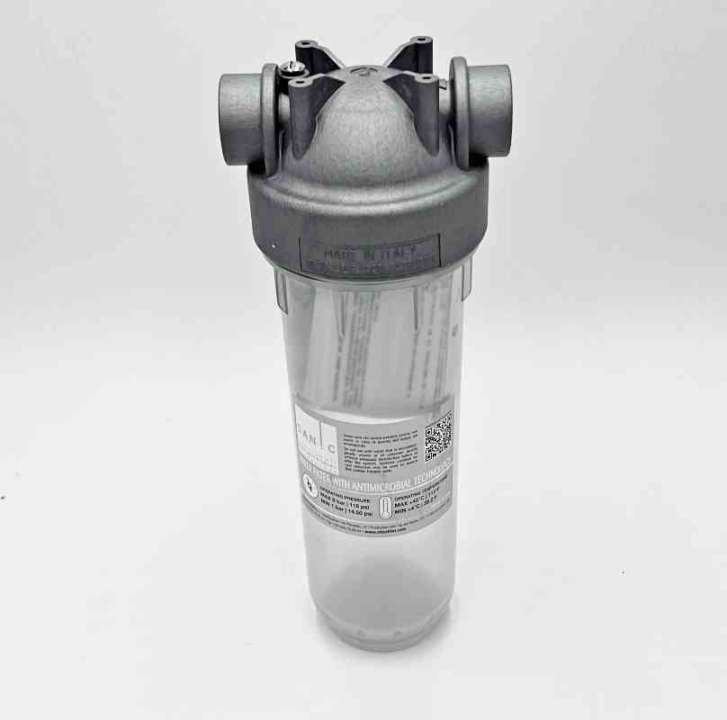 MIKROBAN® Gehäuse transparent mit 3/4" Metall-Innengewinde | 10Zoll