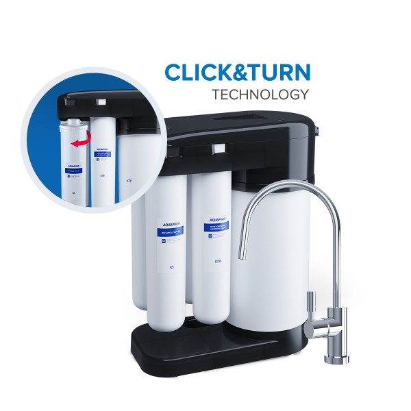 Osmosefiltersystem Morion DWM-102S QuickChange | Black-Edition