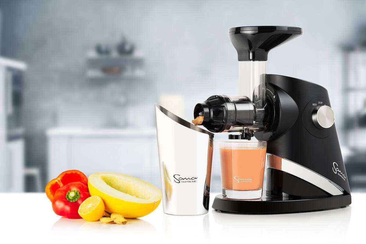 Sana Supreme EUJ-727 Slow Juicer & optionale Ölpresse (brushless DC Motor)