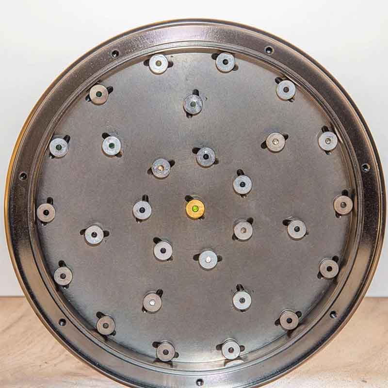 Kristall Wirbeldusche "Portal 28+1" | Titan | Maxi-Regen-Dusche
