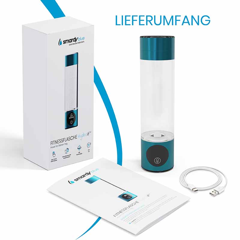 Fitnessflasche Hydroit™ | Wasserstoff Booster