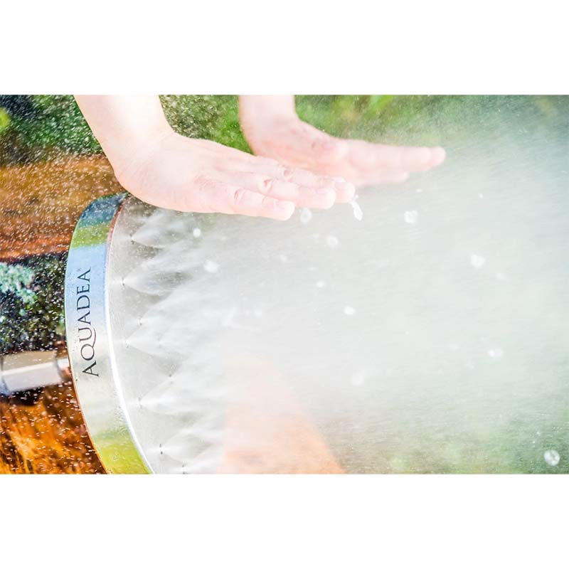 Kristall Wirbeldusche "Portal 28+1" | Titan | Maxi-Regen-Dusche