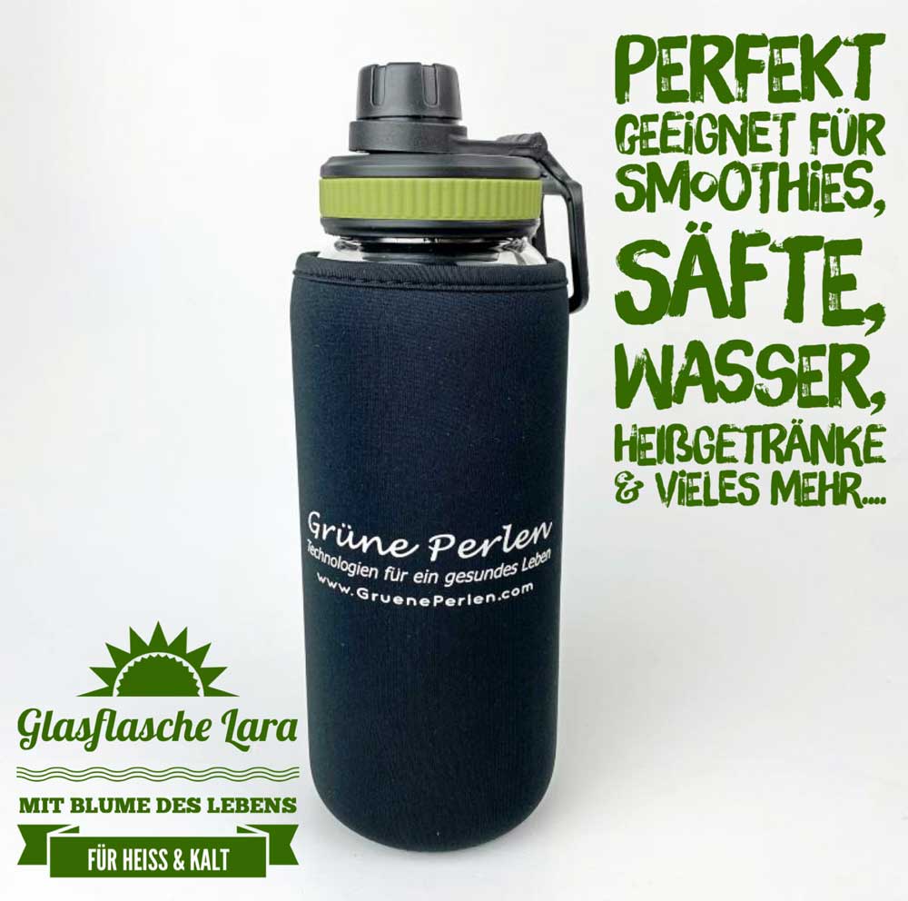 Glasflasche Lara auf Wunsch GRATIS!