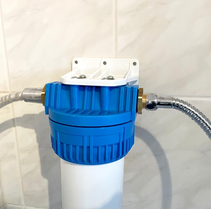 QuickHexaFlow Duschfilterset | 10 Zoll mit 1/2 Zoll Anschluss