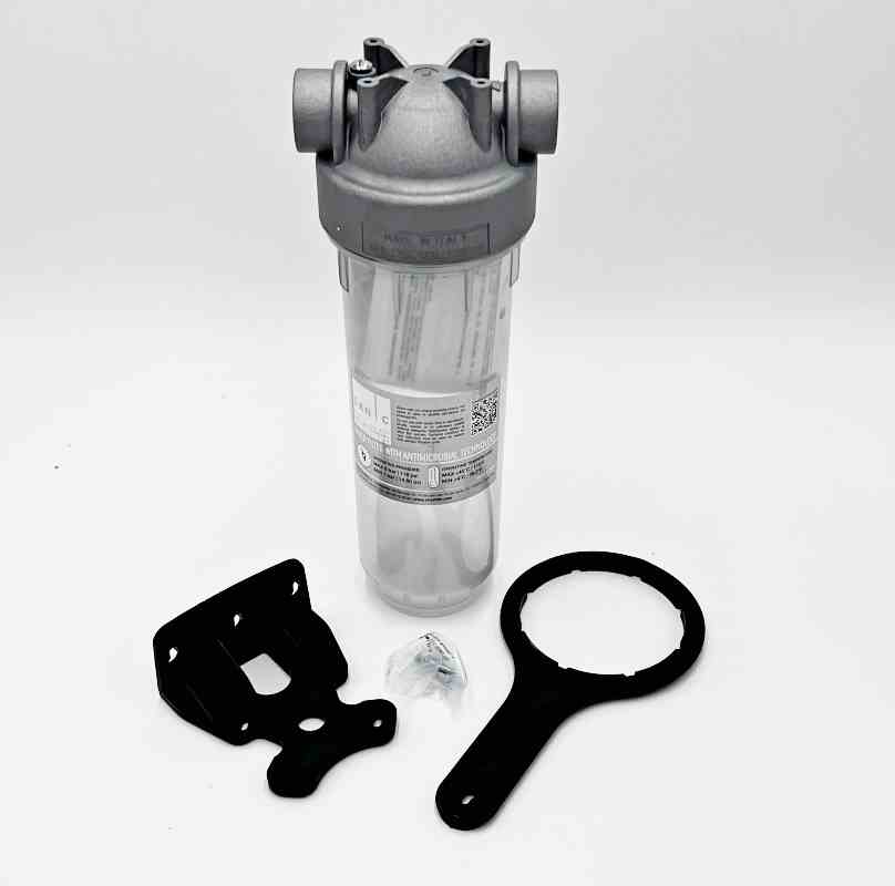 MIKROBAN® Gehäuse transparent mit 3/4" Metall-Innengewinde | 10Zoll