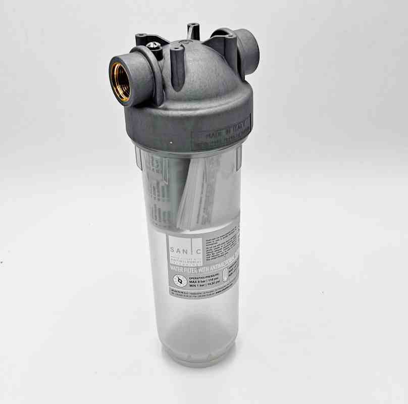 MIKROBAN® Gehäuse transparent mit 3/4" Metall-Innengewinde | 10Zoll