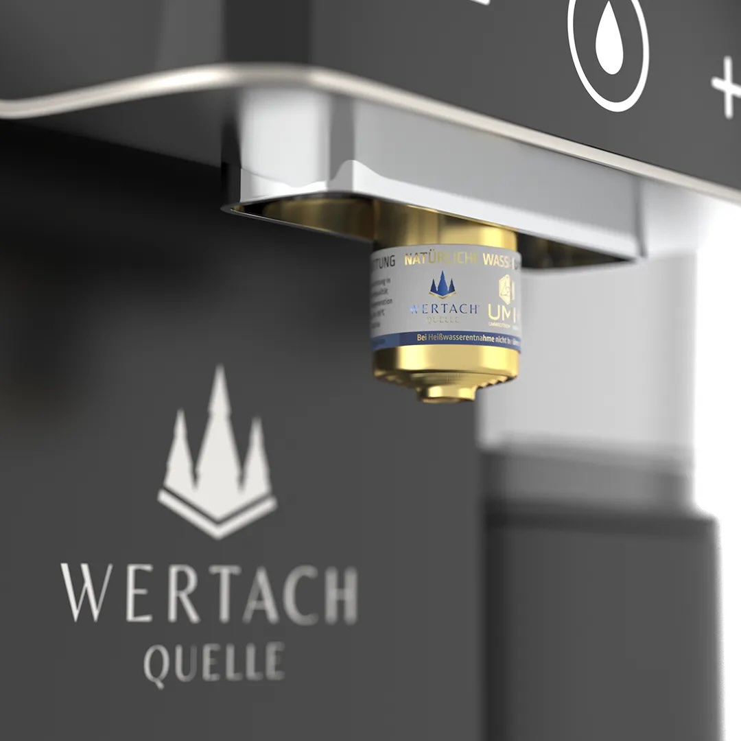 Biella Gourmetwasser Auftischsystem - WERTACH Quelle
