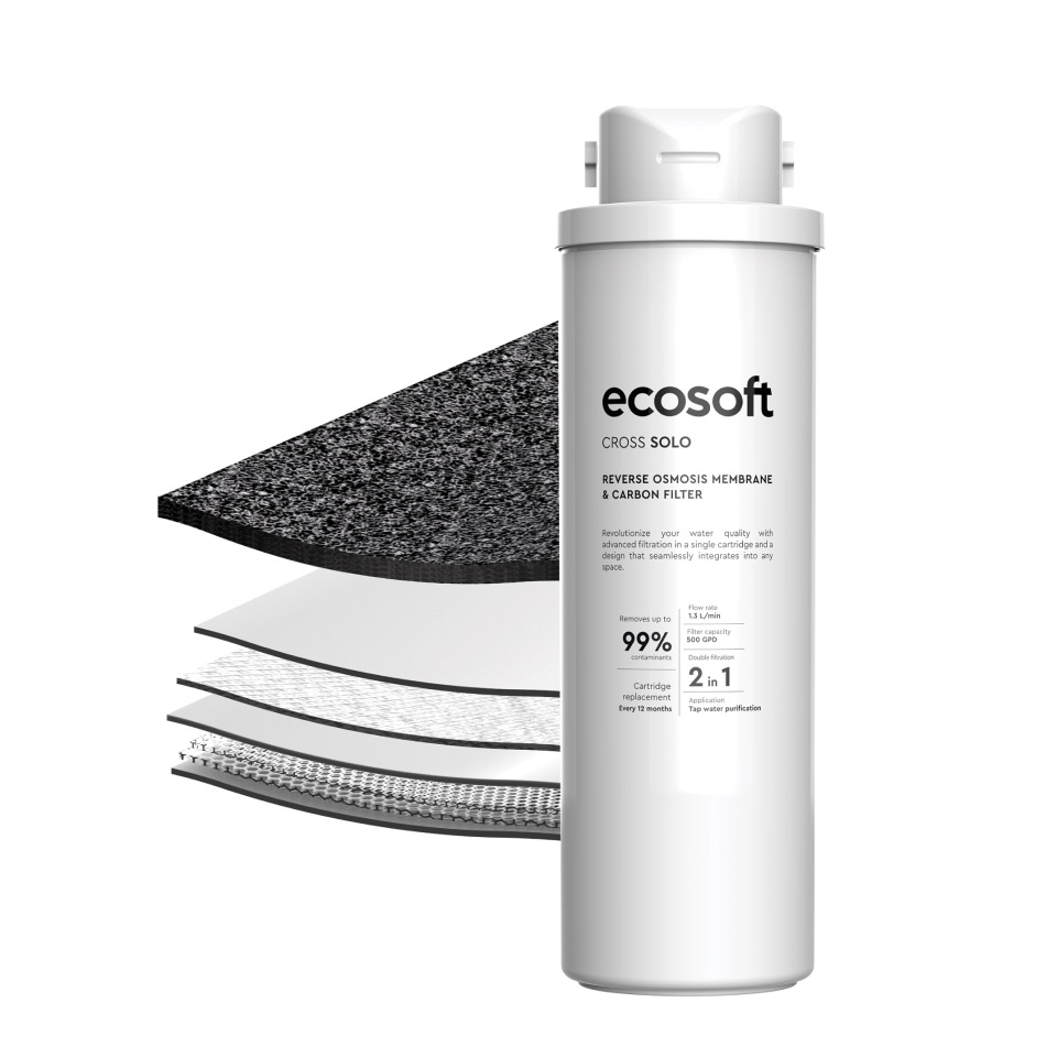 Ersatz 2in1 Membranelement für Osmosefilter Ecosoft CROSS Solo