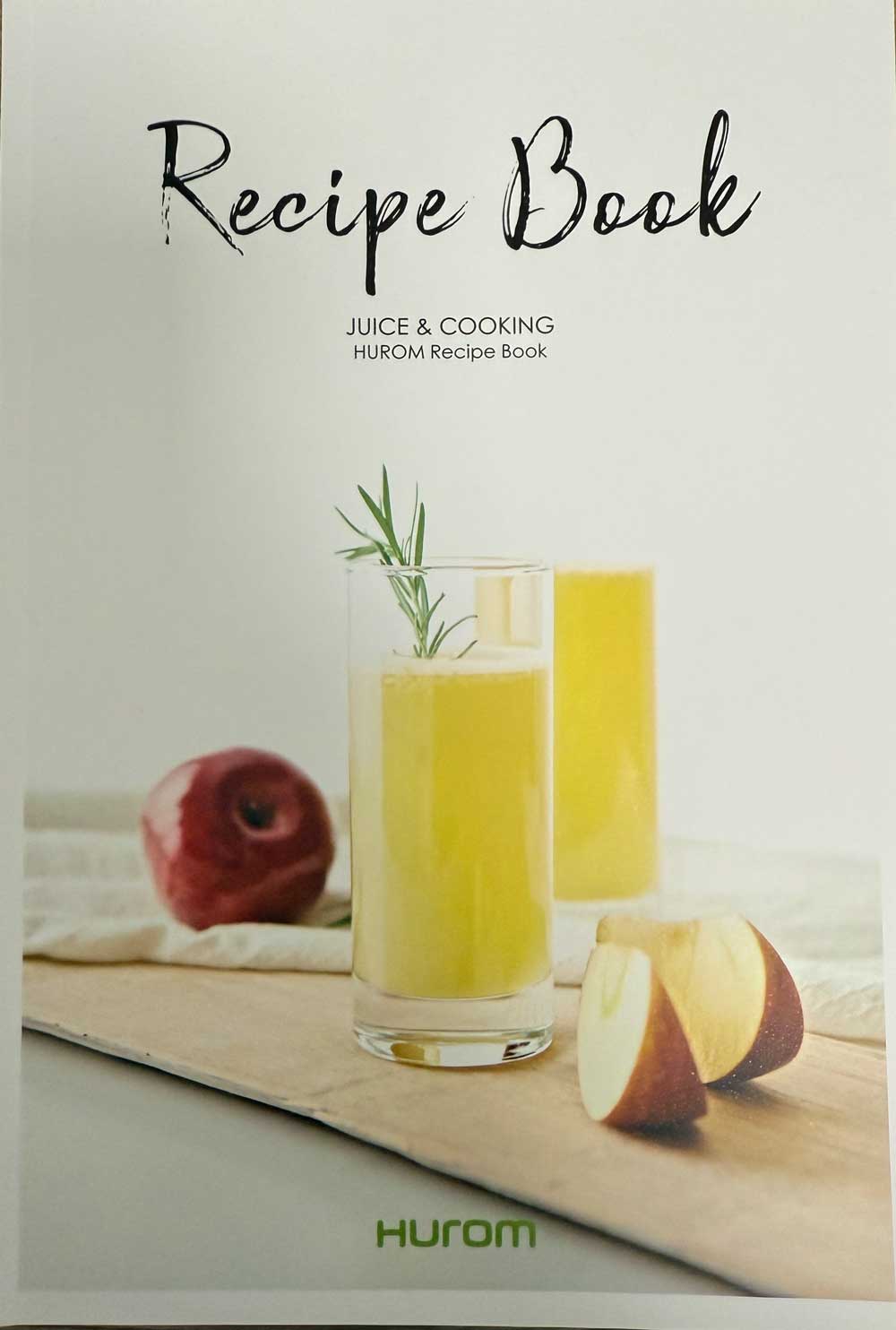 umfangreiches Hurom Rezeptbuch