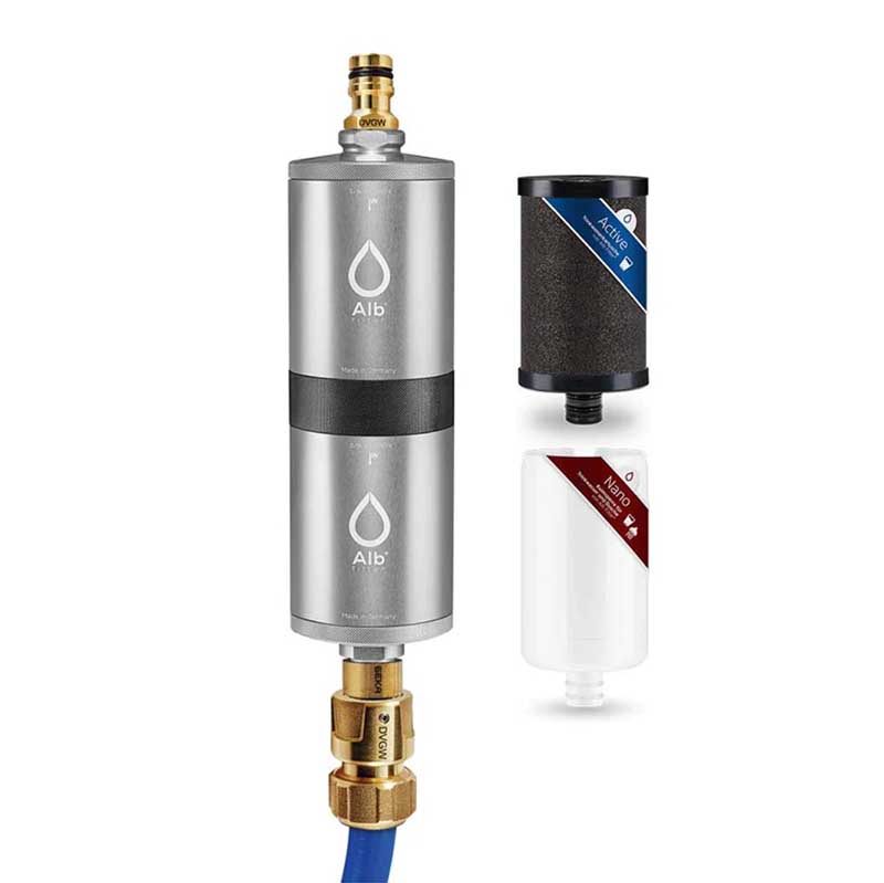 Alb Wasserfilter FUSION (Active+Nano) | Campingset III: Mobil mit Koffer