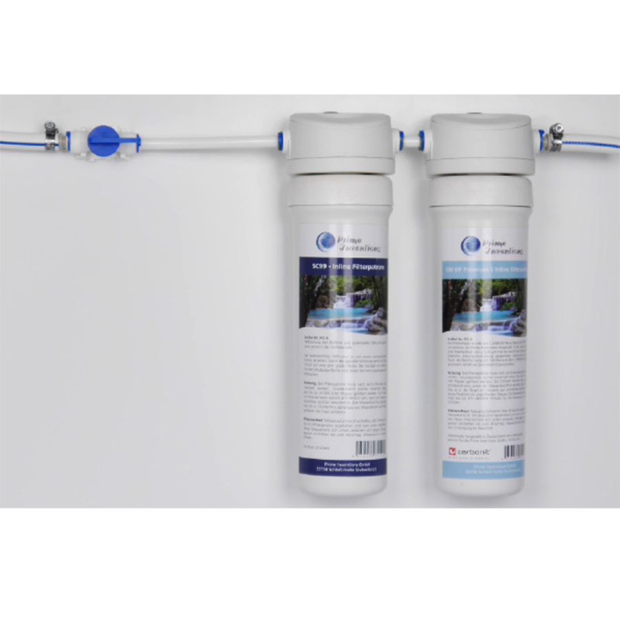 AquaAvanti Inline-System | Basis Set mit Carbonit Filter