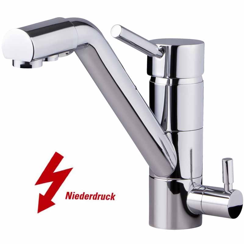 Wasserhahn 3in1 | Japura | Niederdruck | chrom